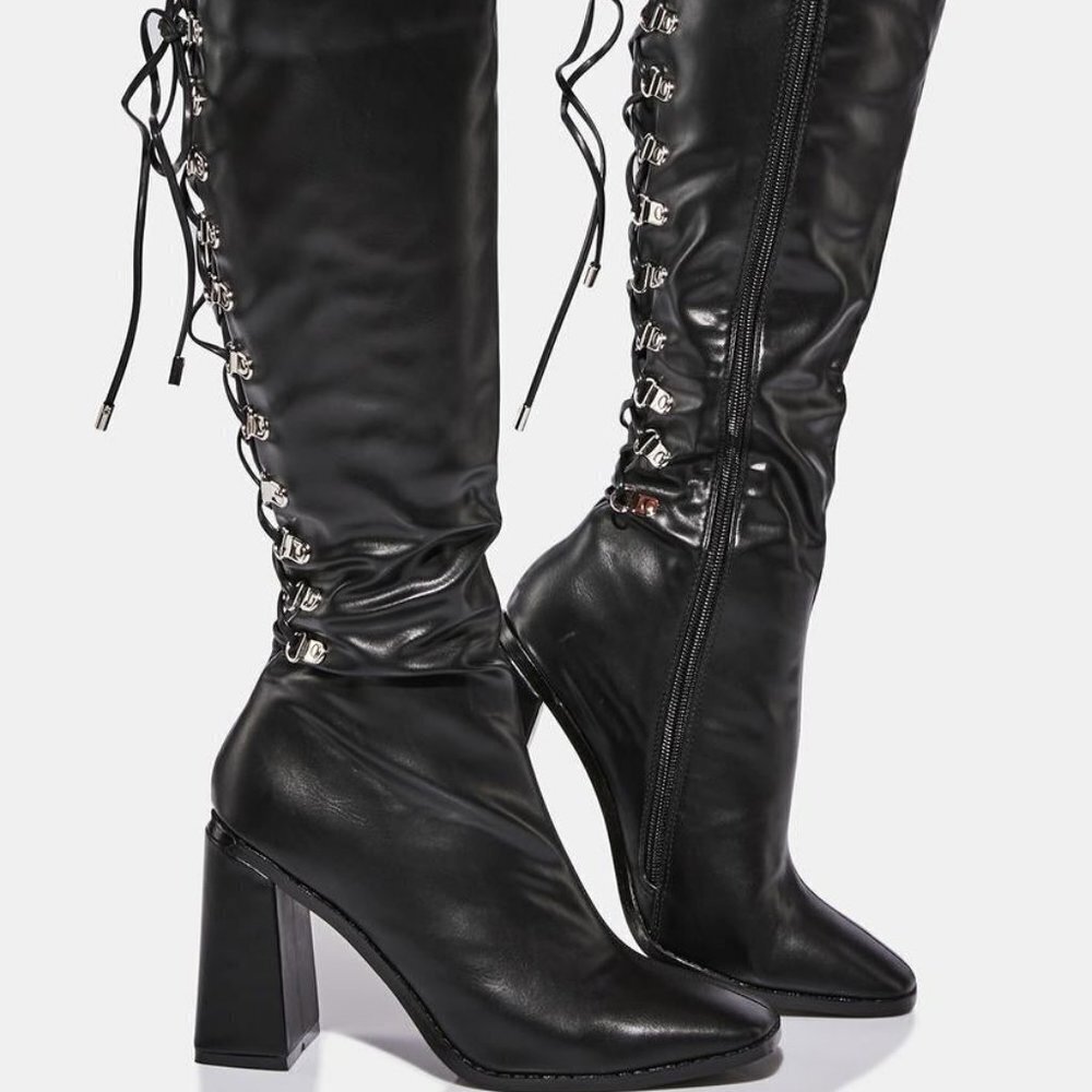 Koi Footwear THE ULTIMATE CORSET  Long Boots ( BRAND NEW !!!! )